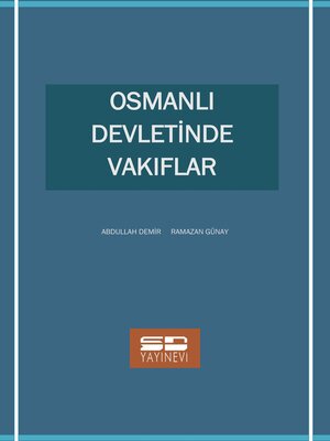 cover image of Osmanlı Devletinde Vakıflar